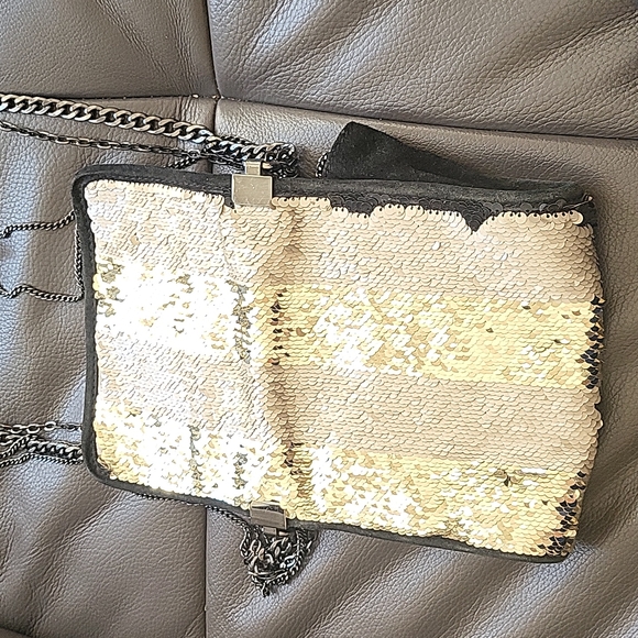 zara sequins shoulder bag - Picture 6 of 16